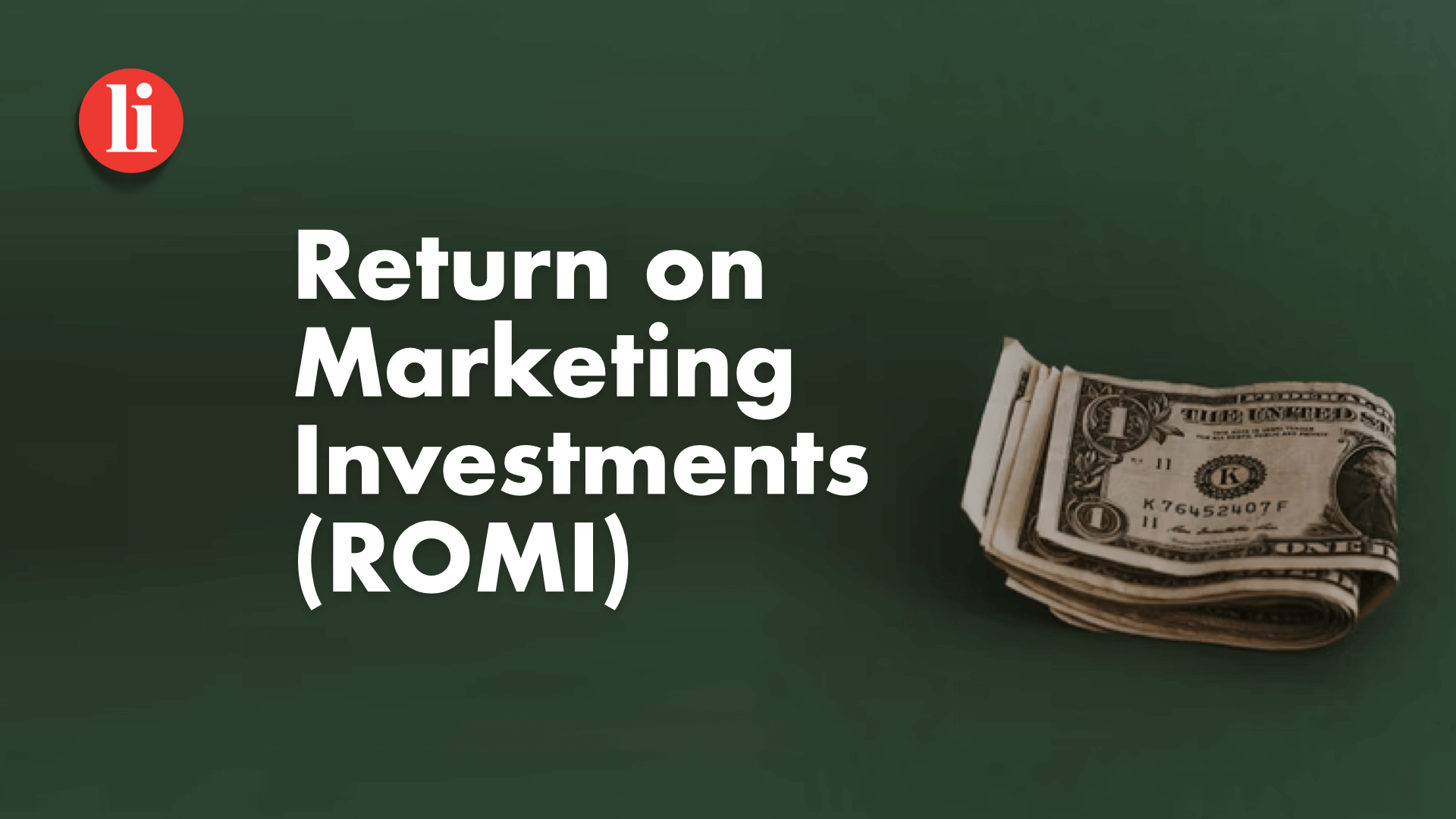 a simple guide to return on marketing investments